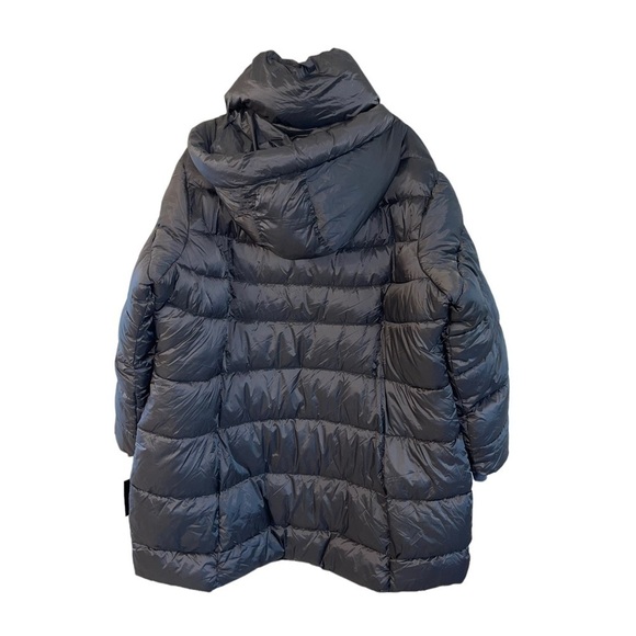 NEW- Steve Madden Plus Size, long puffer jacket / parka detachable hood. Size 3X - Picture 2 of 11